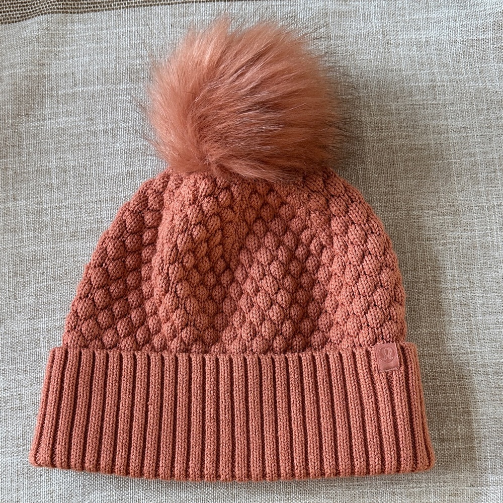 lululemon athletica Knit Beanie with Pom-Pom - peach